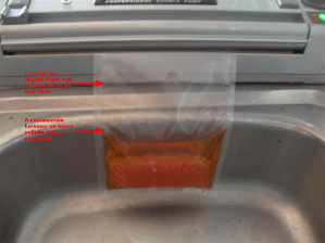 Bolsa recién sellada