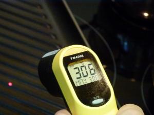 Parrilla de hierro fundido a 306ºC