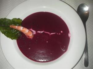 Pure de remolacha caramelizada, emplatado 2