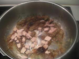 Relleno de los canelones de rabo, paso 1