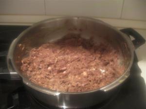 Relleno de los canelones de rabo, final