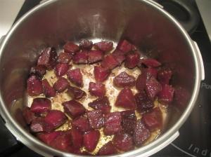 Remolacha caramelizada