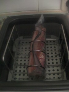 Panceta en la Sous Vide Supreme Demi