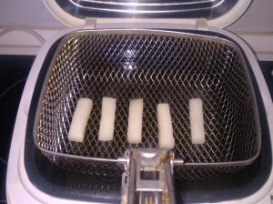 Patatas en la freidora