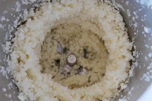 Coliflor triturada en Thermomix