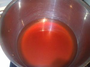 Consomé de Marmite clarificado con agar