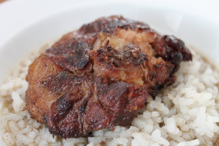 Rabo de buey 72h a 65ºC, con arroz, abierto