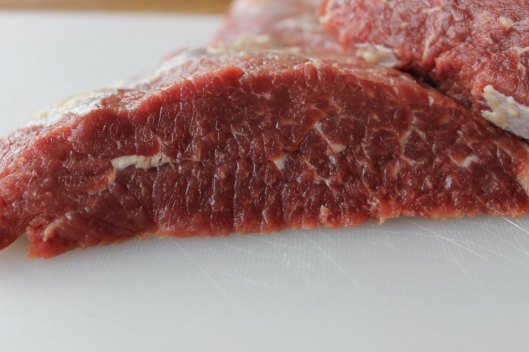 Pieza de secreto de buey, abierta