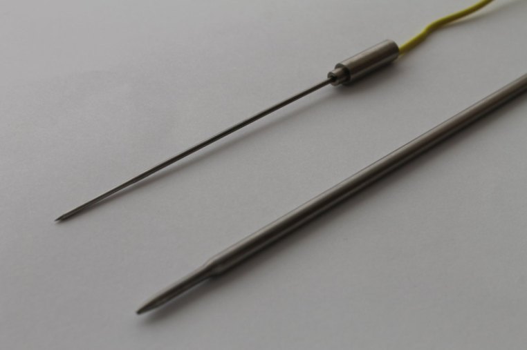 Sondas térmicas de penetración, aguja (hipodérmica) y asados