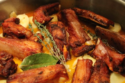 Patatas con costillas, en la olla rápida