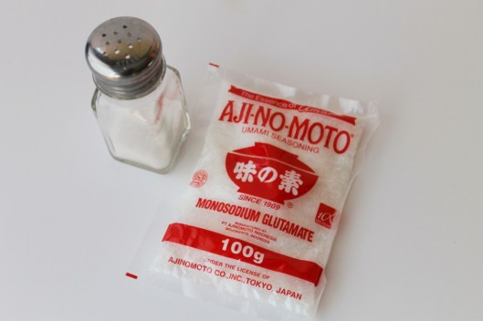 Sal y glutamato monosódico (MSG)
