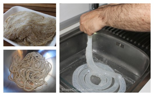 Hidratando la tripa de cerdo