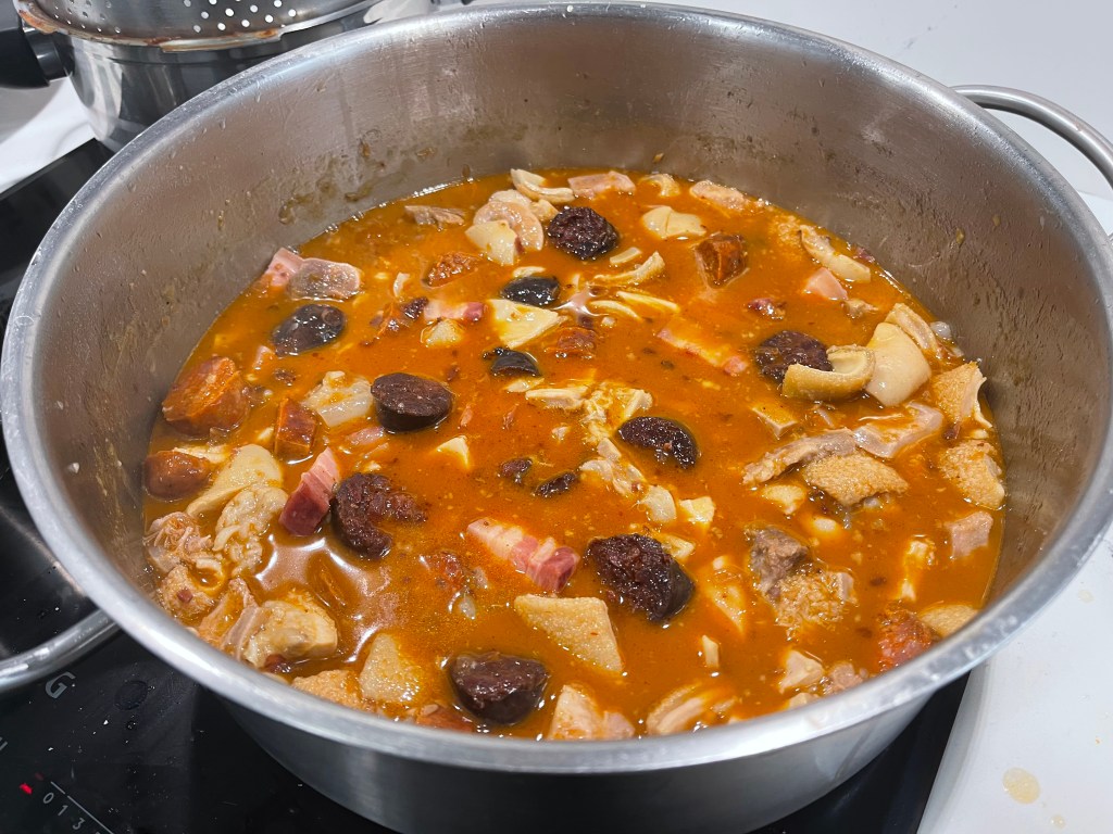 Olla de callos a la madrileña.